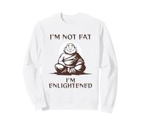 Funny Fat Guy Buddha for Enlightened Heavy Man Dad Bod Joke Sweatshirt