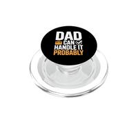 Funny Father Handyman - Cool Craftsman Dad Gear Father's Day PopSockets PopGrip for MagSafe