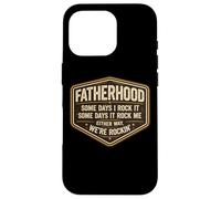 Funny Fatherhood Some Days I Rock It Father's Day Dad Papa Case for iPhone 16 Pro