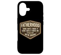 Funny Fatherhood Some Days I Rock It Father's Day Dad Papa Case for iPhone 17
