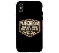 Funny Fatherhood Some Days I Rock It Father's Day Dad Papa Case for iPhone X/XS