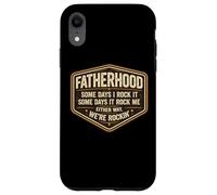 Funny Fatherhood Some Days I Rock It Father's Day Dad Papa Case for iPhone XR