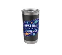 Funny Fathers Day Best DAD in THE Universe Stainless Steel Insulated Tumbler