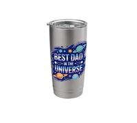 Funny Fathers Day Best DAD in THE Universe Stainless Steel Insulated Tumbler