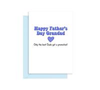 Funny Fathers Day Card for Grandad - only the best dads get promoted! Grand father Father's Day Cards for Grand dad