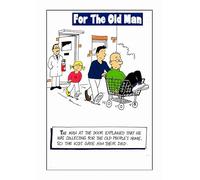 Funny Father's Day Card for The Old Man from Son Daughter Or Both Of Us