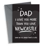 Funny Father's Day Card - Newcastle Football Club