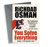 Funny Father's Day Card - Richard Osman Book Cover