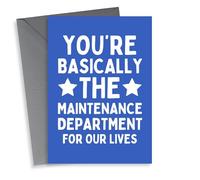 Funny Father's Day Card - The Maintenance Department