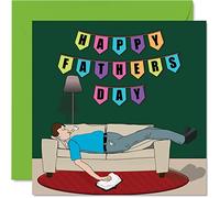 Funny Fathers Day Cards for Dad, Sofa Nap