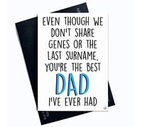 Funny Father's Day Cards Funny Dad Birthday Cards Gift for Dad Christmas Cards Novelty Cards Best Dad I Ever Had Cards for Dad PC400