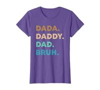 Funny Father's Day Dada Daddy Dad Bruh Vintage Retro T-Shirt