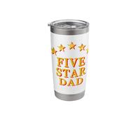 Funny Fathers Day Five Star DAD Stainless Steel Insulated Tumbler