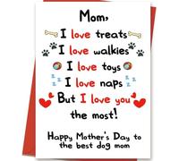 Funny Father's Day Greeting Card for Dad from Wife, Daughter and Son, Thoughtful Father's Day Present (MOM, I love treats)