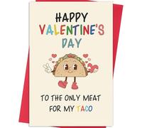 Funny Father's Day Greeting Card for Dad from Wife, Daughter and Son, Thoughtful Father's Day Present (TO THE ONLY MEAT FOR MY TACO)