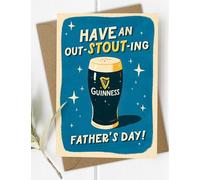 Funny Fathers Day Guinness Card, Father's Day Stout Card, Beer Ale, Alcohol, Pub, Have an Outstanding Day