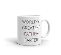 Funny Fathers Day Mug Word'S Greatest Father Father's Day Gift from Son Dad Gift from Daughter Funny Mug Funny Dad Mug Trending Mugs