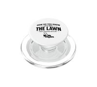 Funny Father's Day Obsessed With Lawn Care Lawn Mowing Dads PopSockets PopGrip for MagSafe