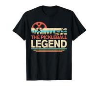 Funny Father's Day Pickleball Dad The Man The Legend T-Shirt