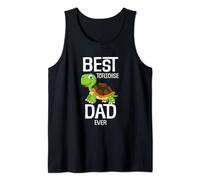 Funny Fathers day Present Tortoise Lovers Tortoise Dad Ever Tank Top