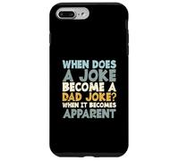 Funny Fathers Day When Does A Joke Become A Dad Joke Case for iPhone 7 Plus/8 Plus