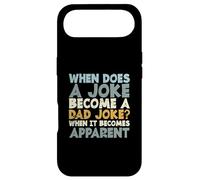 Funny Fathers Day When Does A Joke Become A Dad Joke Case for iPhone Air