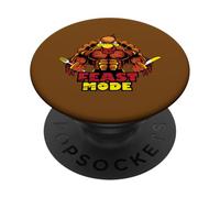 Funny Feast Mode Turkey Thanksgiving PopSockets Adhesive PopGrip