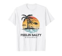 Funny Feelin Salty Beach Summer Vacation Bahamas T-Shirt