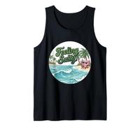 Funny Feeling Salty Axolotl Ocean Beach Vacation Salt Tank Top