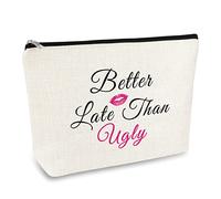 Funny Female Makeup Bag Coworker Gifts Best Friend Friendship Gifts Cosmetic Bag for Women Novelty Prank Gift Boss's Day Christmas Birthday Gift for Colleague Friend Sister BFF Travel Toiletry Bags