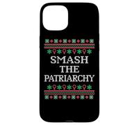 Funny Feminist Anti Patriarchy, Ugly Sweater Style Case for iPhone 15 Plus