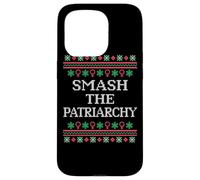 Funny Feminist Anti Patriarchy, Ugly Sweater Style Case for iPhone 15 Pro