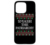 Funny Feminist Anti Patriarchy, Ugly Sweater Style Case for iPhone 15 Pro Max