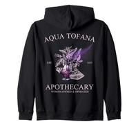 Funny Feminist Aqua Tofana Apothecary Apparel Zip Hoodie