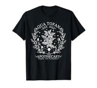 Funny Feminist Aqua Tofana Apothecary Vintage Design T-Shirt