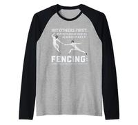 Funny Fencing Everything Your Parents Told You Not to Do Raglan Baseball Tee