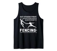 Funny Fencing Everything Your Parents Told You Not to Do Tank Top
