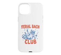 Funny Feral Bach Club Raccoon Weekend Party Animal Design Case for iPhone 15 Plus