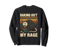 Funny Feral Possum "Baking Out My Rage" - Baking Sweatshirt