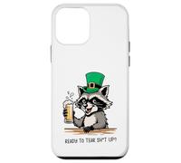 Funny Feral Raccoon Ready To Tear Sh1t Up St Patricks Case for iPhone 12 mini
