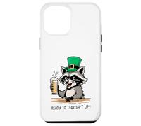 Funny Feral Raccoon Ready To Tear Sh1t Up St Patricks Case for iPhone 12 Pro Max