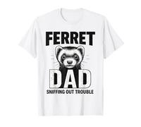 Funny Ferret Dad Patrol Fathers Day T-Shirt
