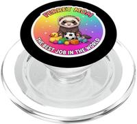 Funny Ferret Mom Best Job In The World Mother's Day Parent PopSockets PopGrip for MagSafe