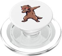 Funny Ferret Wearing Round Sunglasses In A Dab Dance PopSockets PopGrip for MagSafe