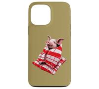Funny Festive Pigs in Blankets Christmas Animal Lover 4 Case for iPhone 13 Pro Max