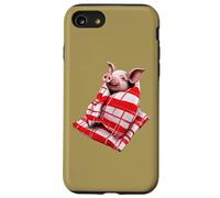 Funny Festive Pigs in Blankets Christmas Animal Lover 4 Case for iPhone SE (2020) / 7/8