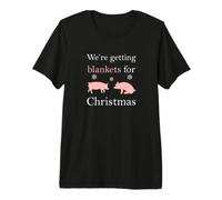 Funny Festive Pigs in Blankets Christmas Premium T-Shirt