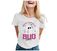 Funny Fighting Cancer T-Shirt,Strong Family Breast Awareness T-Shirt Ribbon Shirt Tee Tops Pink Tshirt Women Plain Now T Gifts Female UK Funny Support for My Mom for Family (White,L)