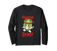 Funny Fighting Spirit Kimchi Karate Cabbage Long Sleeve T-Shirt