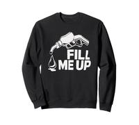 Funny Fill Me Up Gay Pride Rainbow Beer Pint Glass Sweatshirt